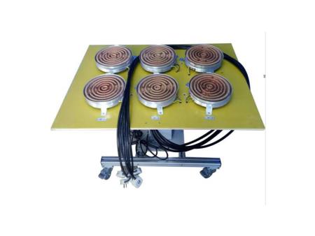 Integrated stove for the detection of Smoke hood machine